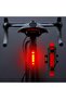 Two bicycle taillights, equipped with USB rechargeable batteries, easy to install (red). - 2