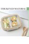 550ml Double-Layer Stainless Steel Bento Lunch Box with Sealing Lid - 16.5*12.5*6.5cm - Silver - 2