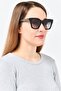Women SJC024 Square Sunglasses, Black - 2