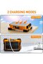 Solar & USB Rechargeable Portable LED Work Light, waterproof 4-mode floodlight for job sites & camping. - 4