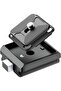 Tripod quick-release plate kit, including a quick-release plate tripod conversion function for camera motion stabilizers.