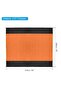 Extra-large portable beach mat, sand-proof beach blanket, foldable beach mat with 4 corner pegs, lightweight picnic beach blanket (orange) - 2