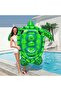 Double inflatable giant turtle float for summer beach swimming pools and water parties