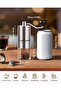 Manual Hand-Crank Coffee Bean Grinder with Ceramic Burrs (5 settings). - 3