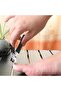 Stainless Steel Ergonomic Splash-Proof Precision Nail Clippers (Black) - 3