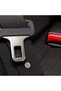 10-Pair Pack - Universal Gray Seatbelt Stoppers - Suitable for All Vehicles - Prevents Seatbelt Buckle Slip-Off - Gray - 16 x 7 mm - 4