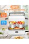 200W 220V Heated Stainless Steel Lunch Box & Thermal Warmer Bag Set - 4