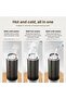 White car, home, and travel cordless coffee maker, 3-in-1 electric coffee maker, can use capsules or ground coffee - 2