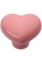 6 Ceramic Cabinet Knobs – Heart-Shaped Drawer Knobs – Red – For Kitchen Cabinets and Bookcases - 4