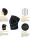 Sports Knee Brace with Lateral Stabilizers & Rubber Pads - Adjustable Ligament Support Patella Bandage for Joint Pain - 5