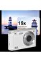 4K DSLR-Style Digital Camera for Kids, 50MP with Autofocus, 2.8 Inch LCD Screen, 16X Zoom and Built-in Fill Light, Compact Vlog Camera - 3