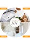 6-Pack Towel Hanging Clips with Braided Cotton Loops for Kitchen & Bathroom (Beige, 11.5 x 2.3 cm) - 4