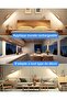 Two-piece bedside lamp set - wireless wall lamp - rechargeable, LED, wooden - wireless wall lamp, wireless LED wall lamp - 5