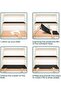 Anti-slip stair treads, suitable for wooden steps, self-adhesive carpet protector, 76x20 cm, 4-piece set - 4