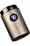 Mini Portable Wet & Dry Electric Shaver with LED Display & USB-C Fast Charging (Gold)