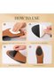 8 Non-slip shoe sole protectors – Self-adhesive sole protectors for high heels & flats, non-slip, noise reducing (11.9x7.6 cm / 8.9x5.8 cm) - 5