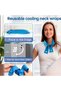 Cool and reusable summer towel/headband | Summer cooling neck scarf | Headband/foot towel, for outdoor activities such as gardening, hiking,... - 5
