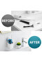 Suction cup toothbrush holders - 2-Pack - reusable - Geschikt voor Kitchen/Bathroom, white, use to hold toothpaste & razors - 2