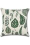 A set of 4 waterproof cushion covers, suitable for both indoor and outdoor use, featuring a tropical plant pattern. - 6