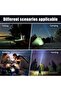 Rechargeable LED flashlight, 1600 lumens, tactical high-brightness flashlight, 5 modes, USB interface - 3