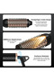 3-in-1 hair straightener/curling iron with LCD display, temperature setting, ceramic ion technology, and anti-scalding feature. - 4