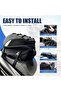 Waterproof motorcycle saddlebag, helmet bag, motorcycle backpack, double-layer bag with reflective strips - 4