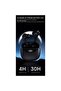 Bluetooth wireless headphones, stereo headphones, LED display, 3D surround sound, built-in microphone, white. - 3