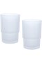 2-piece glass toothbrush cup set, children's teeth cup, wall-mounted toothbrush holder, bathroom accessory