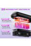 Cordless Mini Hair Straightener Negative Ion Technology 3 Adjustable Temp Settings Portable Fast-Heating Travel Home - 3