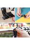 20 anti-slip wearable clips - 360° rotating clips - suitable for travel hats, scarves, socks, etc. (black) - 5
