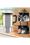 12V Stainless Steel Car Water Bottle with Heated Capacity, Suitable for Hot Water, Coffee, and Milk Tea (Silver, Stainless Steel Inner Liner) - 2