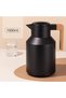 Insulated Coffee Flask 1000ML Large Insulated Flask 1L Insulated Cup Beverage Dispenser Water Bottle Household Black - 2
