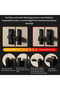 Door Latch with 90/180 Degree Rotation and Luminous Sliding Lock for Residences, Gates, Garages, and Gardens (White) - 5