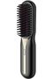 Rechargeable Cordless Hair Straightener Brush with 3 Temp Settings (Black)
