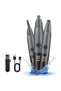 3-in-1 electric nose hair trimmer, rechargeable, men's shaver and eyebrow trimmer, with LED display, waterproof, suitable for travel and home use.