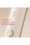 32mm curling iron, triple-barrel beach wave curling iron, creates big, wavy curls, adjustable temperature (160°C-220°C), with heat insulation. - 4