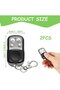 433MHz Remote Control, Garage Door Remote Control, Handheld Transmitter, Four-Button Metal Garage Door Remote Control - 2