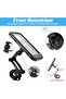 Bicycle Phone Holder - Adjustable - Waterproof - Shockproof - 360° Rotatable - Universal up to 6.7 inches - Bicycle Accessories - Black - 7