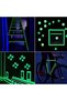 Glow-in-the-dark tape, 2 rolls, 1 cm x 5 m, self-adhesive glow-in-the-dark tape, waterproof, luminous tape, marking tape (green + blue). - 5