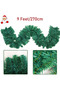 (ec150 Christmas Wreath without Lights (HX13))270CM Christmas Garland, Artificial Christmas Tree Garland Xmax tree Wreath Vine Soft Greenery Garlands for Christmas Indoor Outdoor Decorations - 3