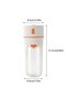 Portable USB rechargeable electric juicer, 480ml mini orange and lemon juice cup, 1200mAh battery, easy to clean (orange). - 3