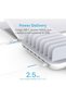 70W 7 Port Charging Station for Multiple Devices, Charger Station with One 30W PD Port for Laptops,7 Mixed Charging Cables Included,and 6 USB Ports for Smart Phones,Tablets - 5