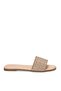 Textured Single‑Strap Slide Sandals