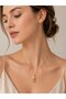 316L Steel Chain Gold Color Zircon Stone Jellyfish Model Necklace - 2