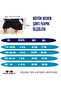 Cobalt Blue Cargo Pocket Large Size Capri Shorts with Waist Drawstring and Elastic Combed Cotton Fabric - 4