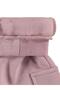 Floral Embroidered Basic Cargo Sweatpants for 6-18 Months - Lilac - 2