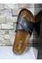 Orthopedic Comfort Anatomical Poly Sole Wooden Bark Patterned Water Resistant Indoor and Outdoor Women's Slippers - 3