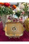 Brand Handcrafted Painting Rosewood Tray 30 cm