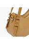 Solid Shoulder Bag with Detachable Strap - 6