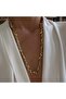 Gold Adjustable Special Series Necklace with Sequin Detail - 3